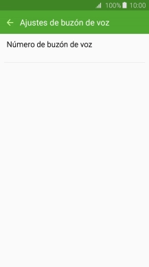 Pulsa Número de buzón de voz. Pulsa Número de buzón de voz.