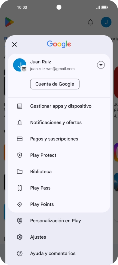 Pulsa Gestionar apps y dispositivo. Pulsa Gestionar apps y dispositivo.