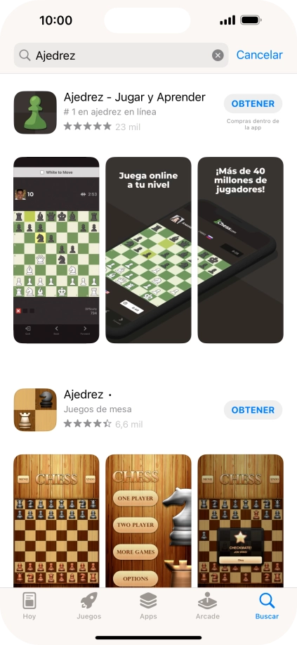 Pulsa la app deseada. Pulsa la app deseada.