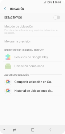 Pulsa el indicador para activar o desactivar la función. Pulsa el indicador para activar o desactivar la función.