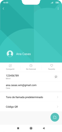 Pulsa el número de teléfono. Pulsa el número de teléfono.