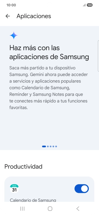 Pulsa el indicador junto a la extensión deseada para activar la función. Pulsa el indicador junto a la extensión deseada para activar la función.