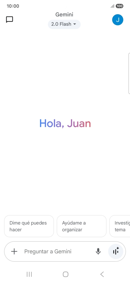 Pulsa el icono de perfil. Pulsa el icono de perfil.