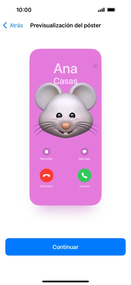 Pulsa Continuar. Pulsa Continuar.