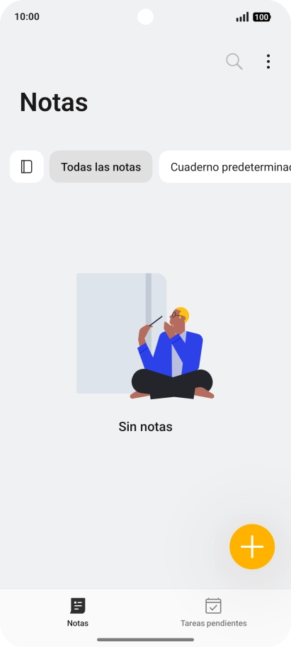 Desliza el dedo hacia la izquierda desde la parte superior derecha de la pantalla. Desliza el dedo hacia la izquierda desde la parte superior derecha de la pantalla.