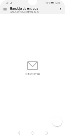 Si aparece en la pantalla esta imagen, tu cuenta de correo electrónico ha sido reconocida y configurada automáticamente. Sigue las indicaciones de la pantalla para introducir más información y terminar la configuración. Si aparece en la pantalla esta imagen, tu cuenta de correo electrónico ha sido reconocida y configurada automáticamente. Sigue las indicaciones de la pantalla para introducir más información y terminar la configuración.