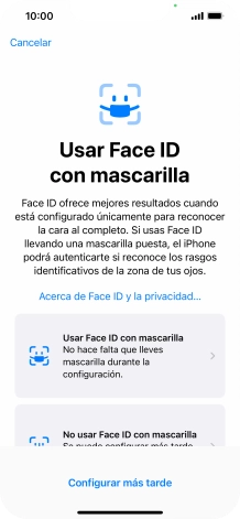 Pulsa Configurar más tarde. Pulsa Configurar más tarde.