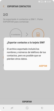 Pulsa ACEPTAR. Pulsa ACEPTAR.