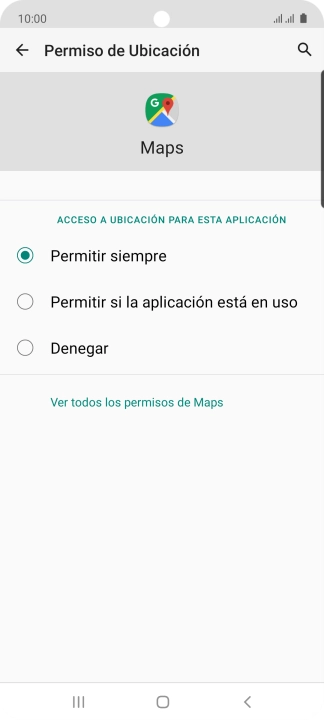 Pulsa el ajuste deseado. Pulsa el ajuste deseado.
