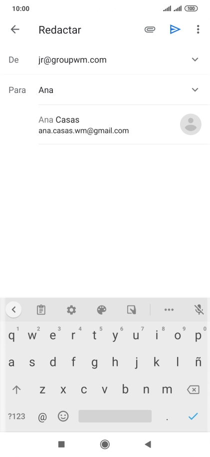 Pulsa el contacto deseado. Pulsa el contacto deseado.