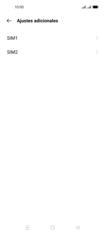 Pulsa la tarjeta SIM deseada. Pulsa la tarjeta SIM deseada.