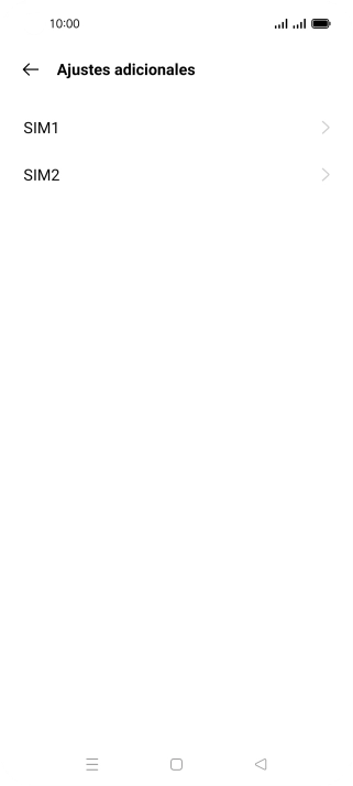 Pulsa la tarjeta SIM deseada. Pulsa la tarjeta SIM deseada.