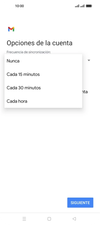 Pulsa el ajuste deseado. Pulsa el ajuste deseado.