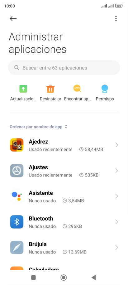 Pulsa la app deseada. Pulsa la app deseada.