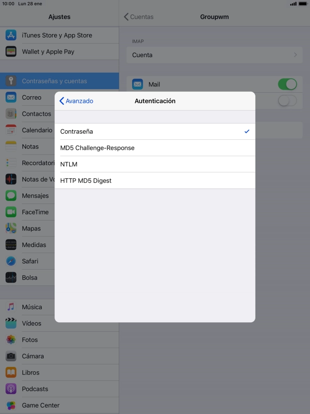 Pulsa Contraseña. Pulsa Contraseña.