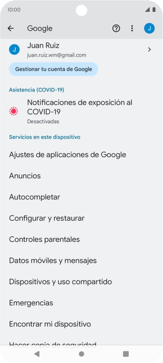 Pulsa Encontrar mi dispositivo. Pulsa Encontrar mi dispositivo.