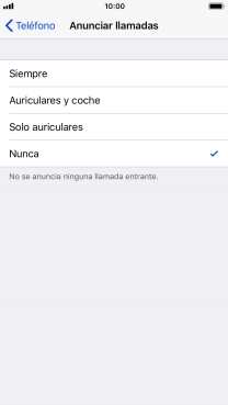 Pulsa Siempre para activar la función cuando el modo silencioso está desactivado. Pulsa Siempre para activar la función cuando el modo silencioso está desactivado.