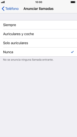 Pulsa Siempre para activar la función cuando el modo silencioso está desactivado. Pulsa Siempre para activar la función cuando el modo silencioso está desactivado.