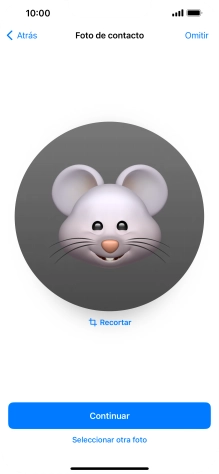 Sigue las indicaciones de la pantalla para adaptar la imagen seleccionada y pulsa Continuar. Sigue las indicaciones de la pantalla para adaptar la imagen seleccionada y pulsa Continuar.