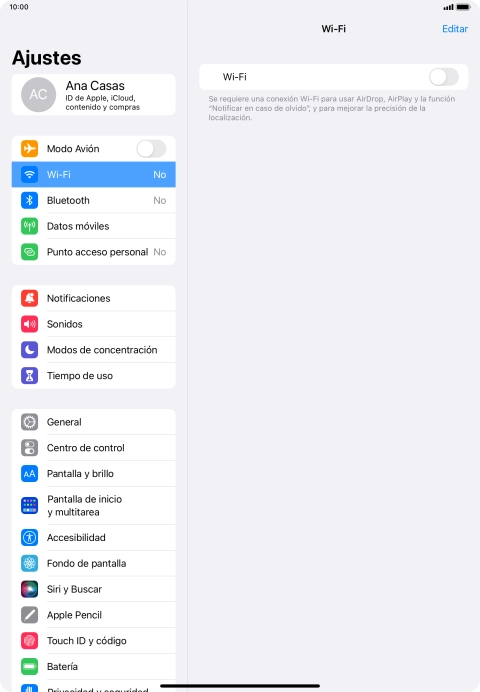 Pulsa el indicador junto a Pulsa el indicador junto a
