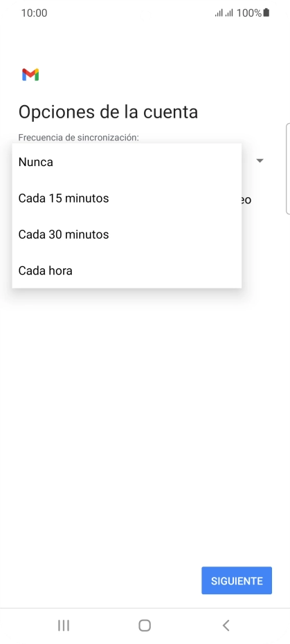 Pulsa el ajuste deseado. Pulsa el ajuste deseado.