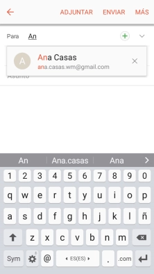 Pulsa el contacto deseado. Pulsa el contacto deseado.