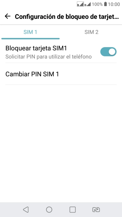 Pulsa la tarjeta SIM deseada. Pulsa la tarjeta SIM deseada.
