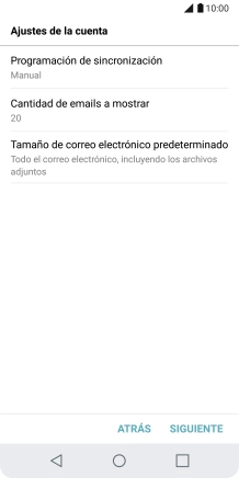 Pulsa Programación de sincronización. Pulsa Programación de sincronización.