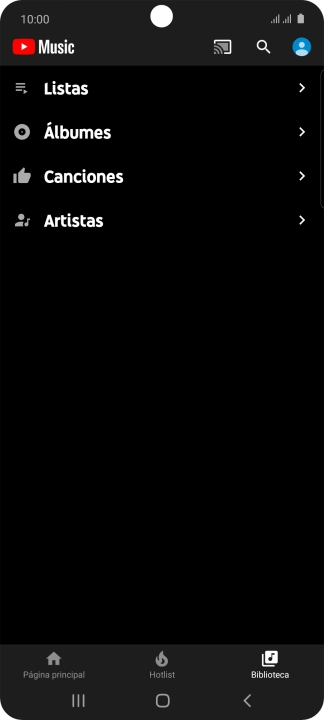 Pulsa la categoría deseada. Pulsa la categoría deseada.