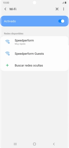 Pulsa la red wifi deseada. Pulsa la red wifi deseada.