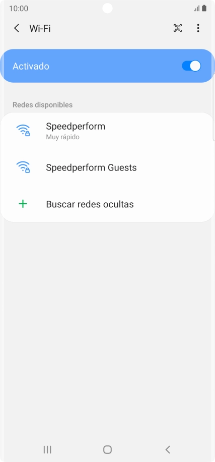 Pulsa la red wifi deseada. Pulsa la red wifi deseada.