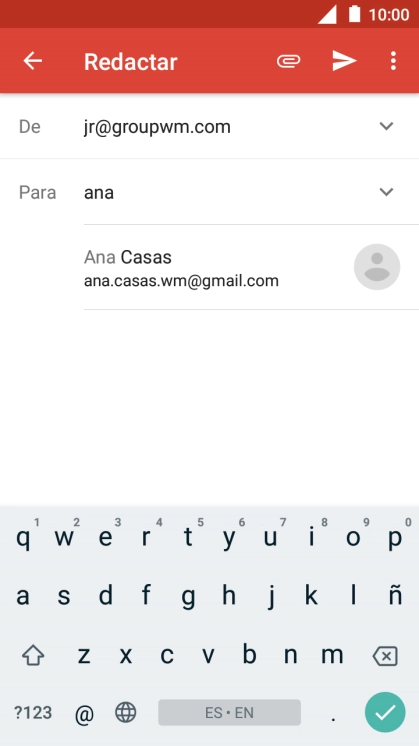 Pulsa el contacto deseado. Pulsa el contacto deseado.