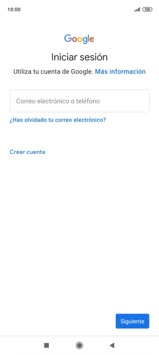Si no tienes una cuenta de Google, pulsa Crear cuenta y sigue las indicaciones de la pantalla para ver cómo crear una cuenta nueva. Si no tienes una cuenta de Google, pulsa Crear cuenta y sigue las indicaciones de la pantalla para ver cómo crear una cuenta nueva.