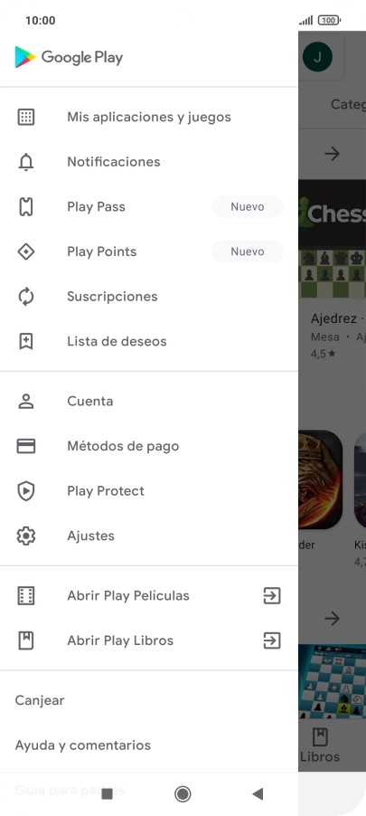 Pulsa Mis aplicaciones y juegos. Pulsa Mis aplicaciones y juegos.