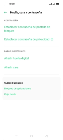 Pulsa Añadir huella digital. Pulsa Añadir huella digital.