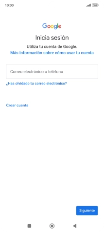 Si no tienes una cuenta de Google, pulsa Crear cuenta y sigue las indicaciones de la pantalla para ver cómo crear una cuenta nueva. Si no tienes una cuenta de Google, pulsa Crear cuenta y sigue las indicaciones de la pantalla para ver cómo crear una cuenta nueva.