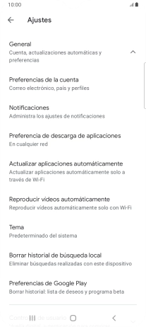 Pulsa Actualizar aplicaciones automáticamente. Pulsa Actualizar aplicaciones automáticamente.