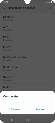 Introduce wap125 y pulsa Aceptar. Introduce wap125 y pulsa Aceptar.