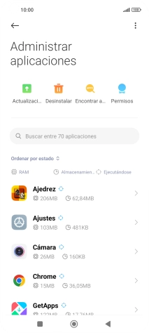 Pulsa la app deseada. Pulsa la app deseada.