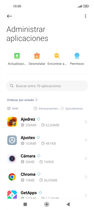 Pulsa la app deseada. Pulsa la app deseada.