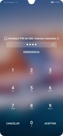 Si lo solicita el teléfono, introduce el código PIN y pulsa ACEPTAR. Si lo solicita el teléfono, introduce el código PIN y pulsa ACEPTAR.