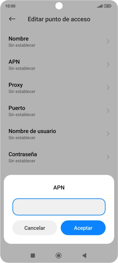 Introduce airtelwap.es y pulsa Aceptar. Introduce airtelwap.es y pulsa Aceptar.