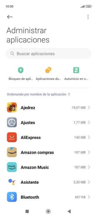 Pulsa la app deseada. Pulsa la app deseada.