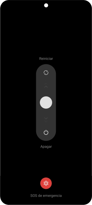 Pulsa el círculo y arrástralo hacia abajo. Pulsa el círculo y arrástralo hacia abajo.