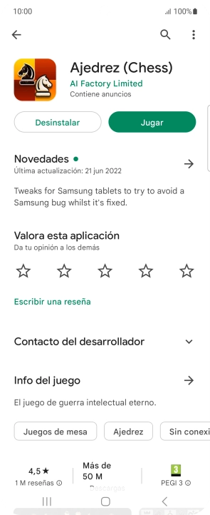Pulsa Desinstalar. Pulsa Desinstalar.