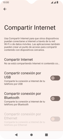 Pulsa Compartir Internet. Pulsa Compartir Internet.