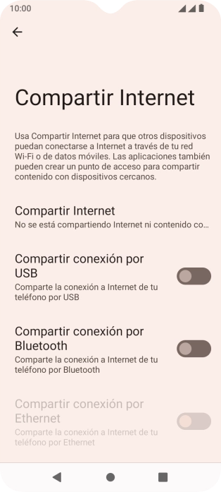 Pulsa Compartir Internet. Pulsa Compartir Internet.