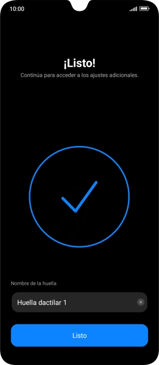 Pulsa Listo. Pulsa Listo.