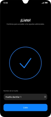 Pulsa Listo. Pulsa Listo.