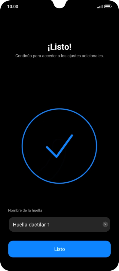 Pulsa Listo. Pulsa Listo.